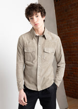 LIGHT SUEDE  OVERSHIRT