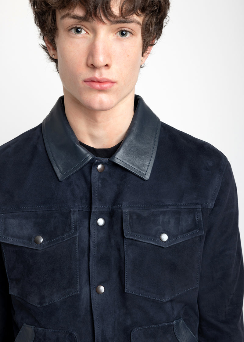 SUEDE TRUCKER JACKET