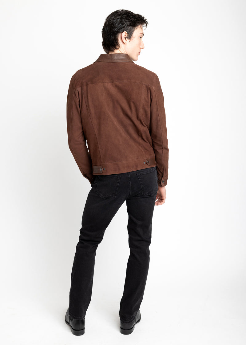 SUEDE TRUCKER JACKET