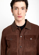 SUEDE TRUCKER JACKET